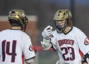 University boys lacrosse blank Linsly in home opener